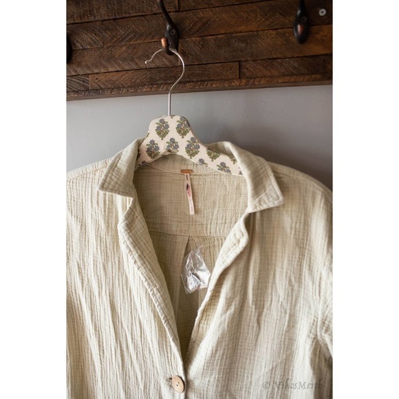 Free People Almeda Dress Duster Guaze Maxi XS - Picture 4 of 6